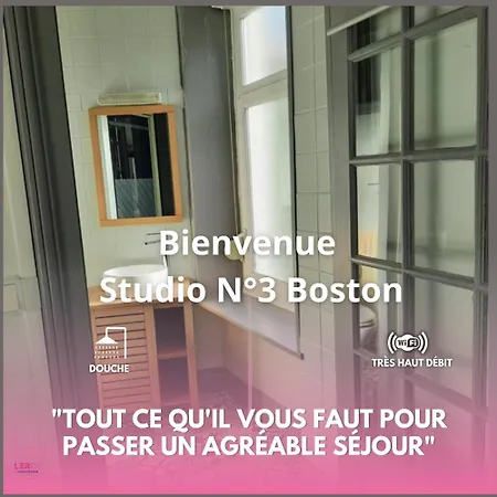 Studio N°3 Boston Conciergerie Leroy Apartment Boulogne-sur-Mer Exterior photo